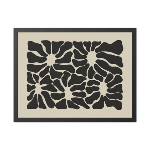Melancholy 2 - Abstract Framed Poster - Modern Art Wall Decor for Minimalist Spaces