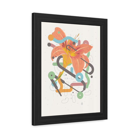 Lavish 4 - Vibrant Floral Art Framed Poster - Modern Home Decor