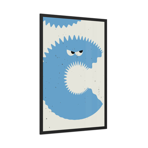 Lettermon C - Whimsical Framed Posters – Unique Wall Art for Fun Spaces