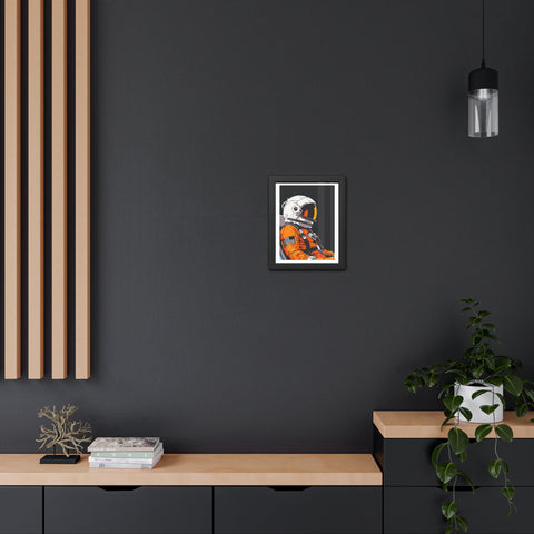Astrum 1 - Astronaut Framed Poster - Space Art for Adventure Lovers