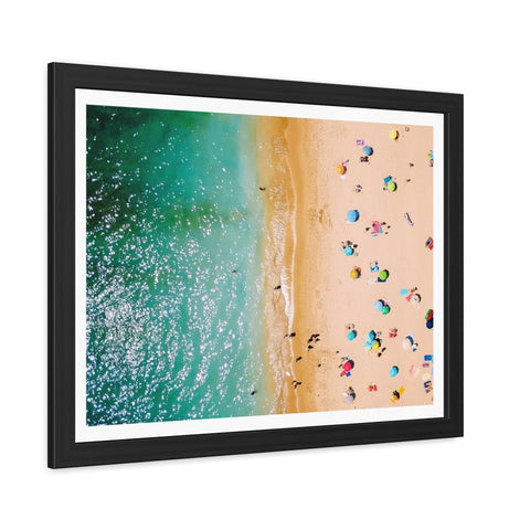 The Happening - Beach Day Framed Poster - Coastal Decor for Summer Vibes
