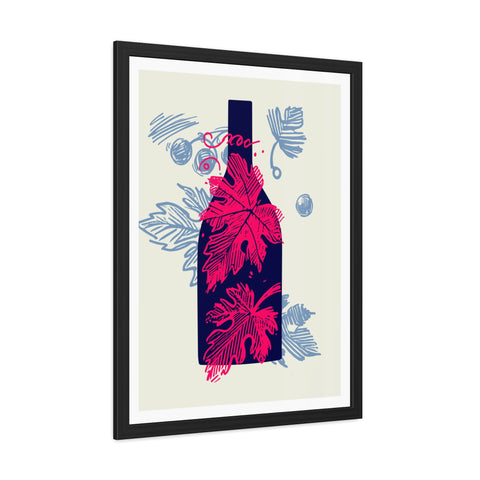 Wine Country 8 - Elegant Framed Poster with Wine Motif - Perfect for Home Decor and Wine Lovers
