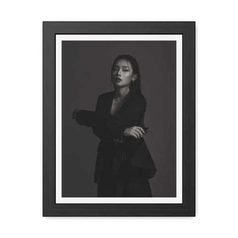 Xiang Sue - Elegant Monochrome Framed Poster - Stylish Wall Art for Modern Decor