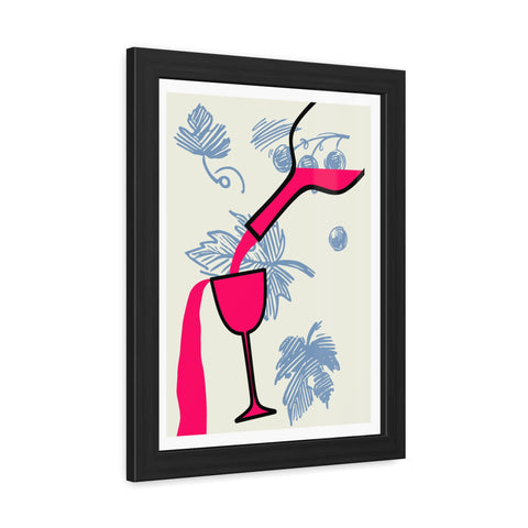 Wine Country 9 - Tropical Cocktail Framed Poster - Vibrant Wall Art for Home Decor