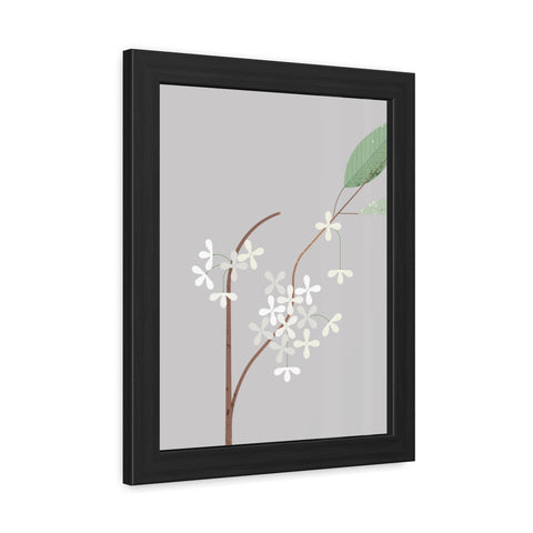 Botanical Gradual 3 - Floral Framed Poster - Elegant Wall Art for Home Decor