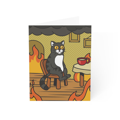 Everything iz fine - Greeting Card