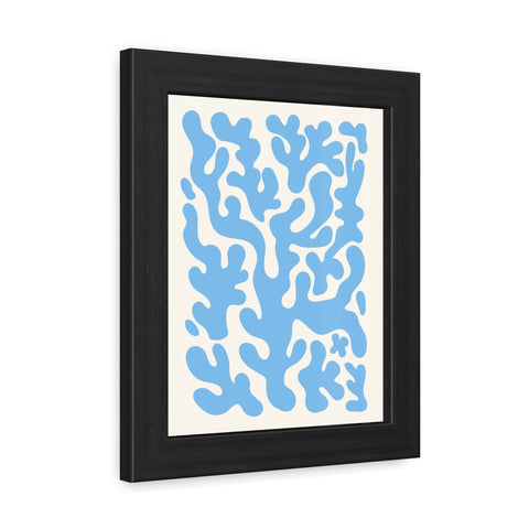 Natural Formation 1 - Ocean-Inspired Framed Poster - Abstract Coral Design for Home Decor