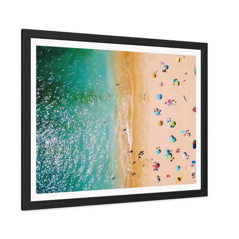 The Happening - Beach Day Framed Poster - Coastal Decor for Summer Vibes