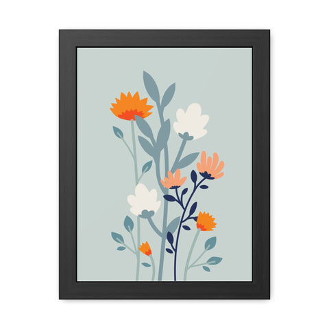 Floral Growth 1 - Framed Poster - Aesthetic Wall Art for Home Decor