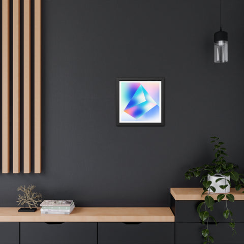 Prisma 2 - Abstract Crystal Framed Poster - Modern Wall Art for Home Decor