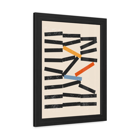 Jarrod 1 - Abstract Framed Poster - Modern Wall Art for Home Decor