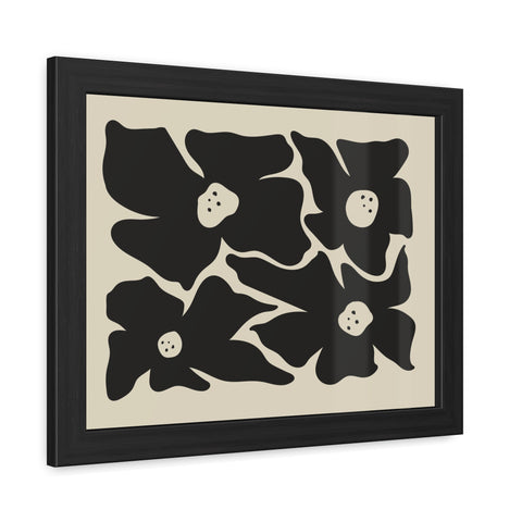 Melancholy 1 - Stylish Floral Framed Poster | Modern Home Decor | Art for Living Room & Bedroom