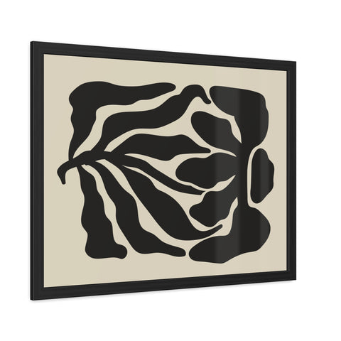 Melancholy 3 - Modern Abstract Framed Poster - Minimalist Wall Art for Home Decor