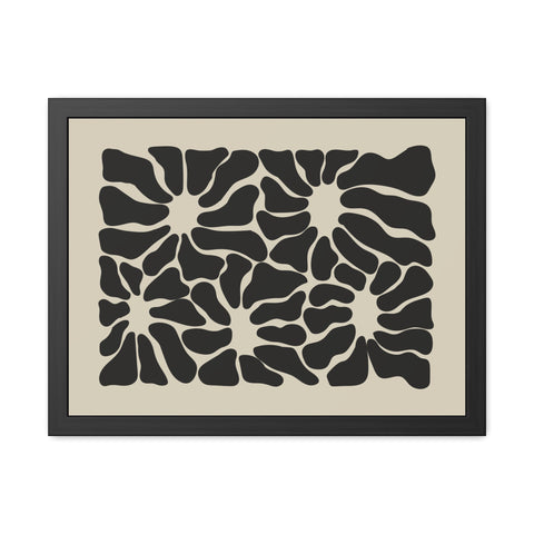 Melancholy 2 - Abstract Framed Poster - Modern Art Wall Decor for Minimalist Spaces