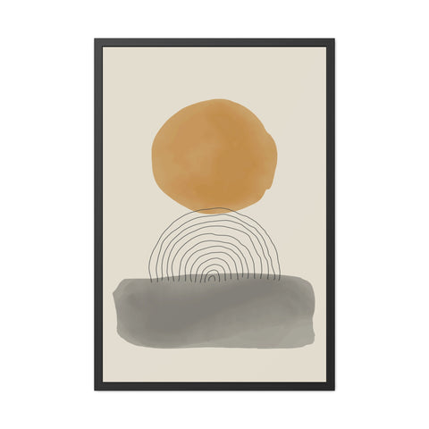 Watercolor Abstract 1 - Framed Print