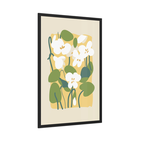 Flowers 1 - Botanical Framed Poster - Floral Wall Art for Home Decor, Perfect Gift for Nature Lovers