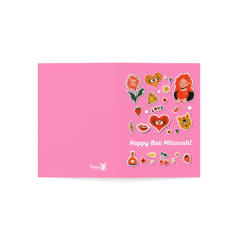 Happy Bat Mitzvah - Greeting Card