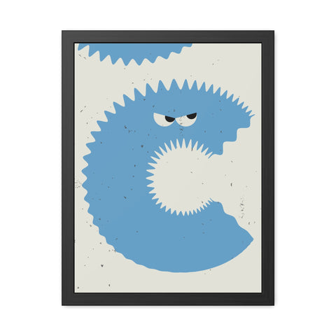 Lettermon C - Whimsical Framed Posters – Unique Wall Art for Fun Spaces