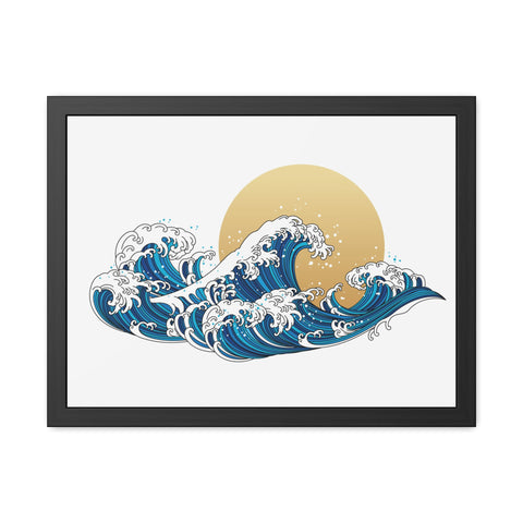 Wavesukan - Framed Print