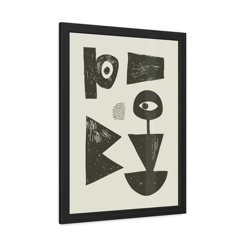 Jonathan 1 - Abstract Geometric Framed Poster Artwork - Modern Home Decor