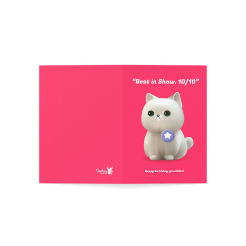 Happy Birthday Grumbles (Best in show) - Greeting Card