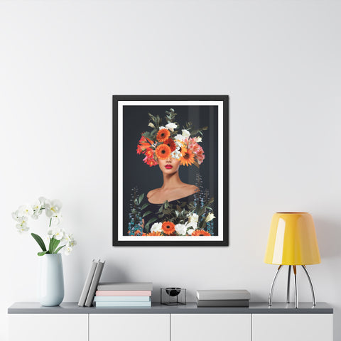 Flowerhead - Blooming Beauty Framed Poster - Floral Art for Home Decor