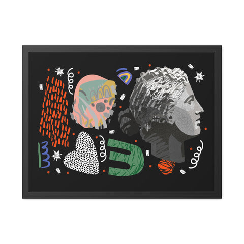 Arbitrary 1 - Artistic Framed Poster with Abstract Design – Perfect Home Decor for Art Lovers