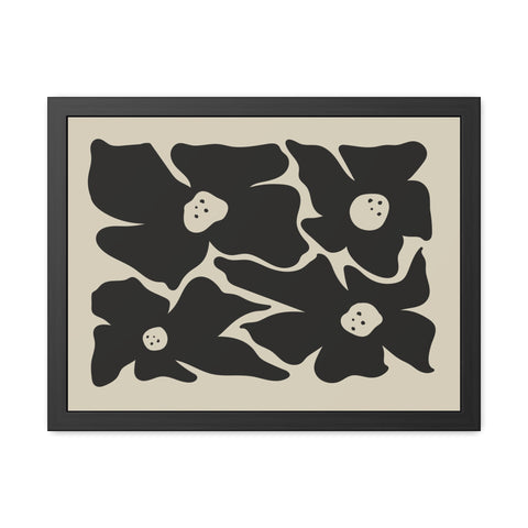 Melancholy 1 - Stylish Floral Framed Poster | Modern Home Decor | Art for Living Room & Bedroom