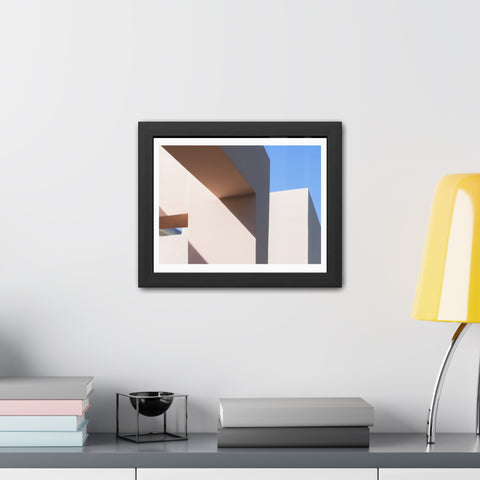 Light and Shadow - Modern Framed Poster – Abstract Architectural Design for Home Decor