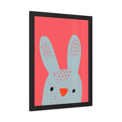 Childrana 1 - Cute Bunny Framed Poster - Perfect for Kids' Rooms & Easter Decor