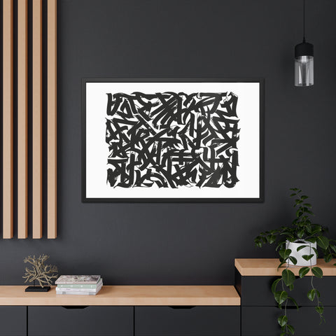 Smith 1 - Modern Abstract Framed Posters - Urban Art Decor for Home & Office