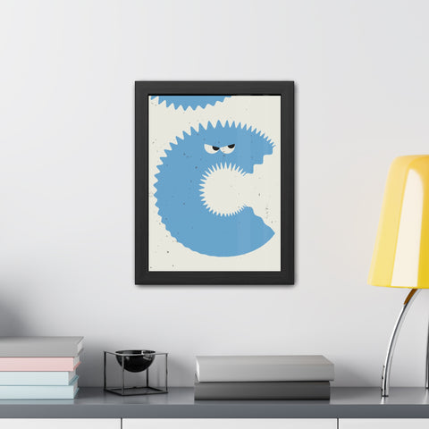 Lettermon C - Whimsical Framed Posters – Unique Wall Art for Fun Spaces