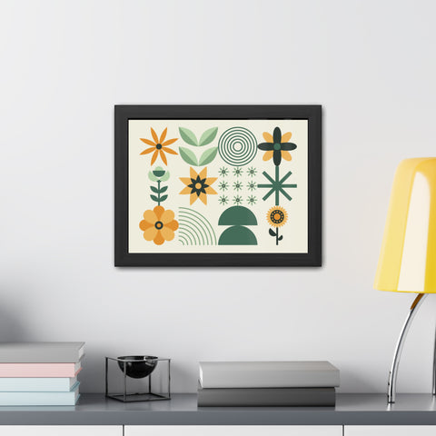 Farmhouse 2 - Botanical Framed Poster - Modern Floral Art for Home Decor