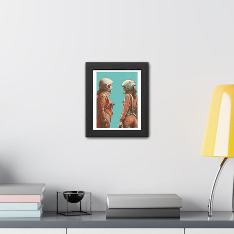 Astrum 4 - Astro Team Framed Poster - Inspirational Space Art for Home Decor