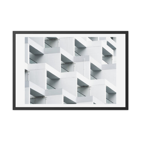 Blocks - Architecture - Framed Print