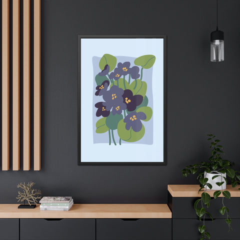 Flowers 4 - Botanical Framed Poster - Floral Art Print for Home Décor