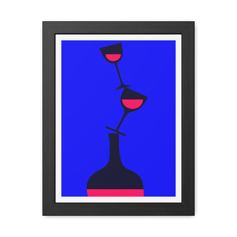 Wine Country 10 - Chic Wine-Themed Framed Poster | Modern Art for Wine Lovers