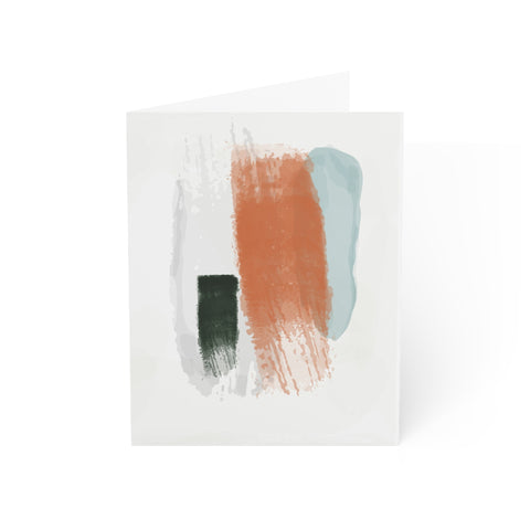 Brushstroke Greeting Cards — Abstract Greeting Card - Illustrated, Beautiful, any occasion