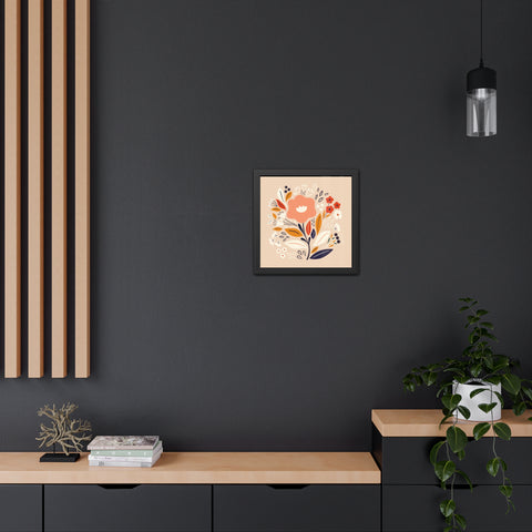 Bloom 3 - Floral Framed Poster – Vibrant Wall Art for Home Decor