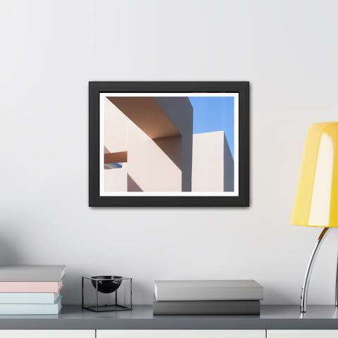 Light and Shadow - Modern Framed Poster – Abstract Architectural Design for Home Decor