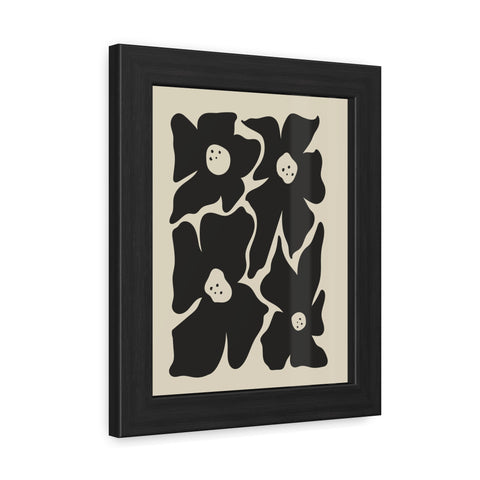 Boho Floral 1 - Framed Poster - Modern Wall Art for Home Decor