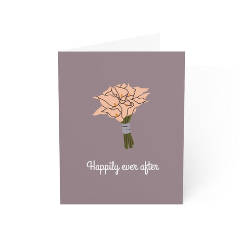 Happily Ever After Bouquet Greeting Card