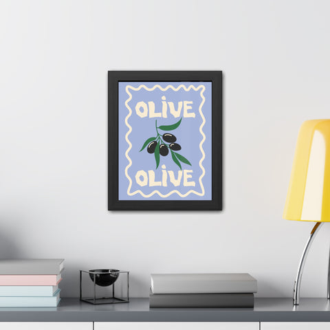 Olive - Framed Poster for Home Decor – Ideal for Kitchen and Dining Spaces