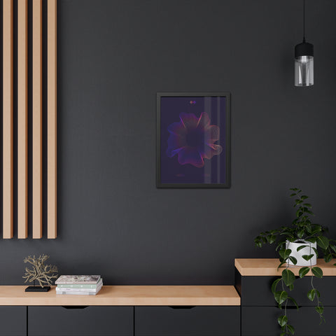 Sound Nova 2 - Vibrant Abstract Wave Framed Poster - Modern Wall Art for Music Lovers