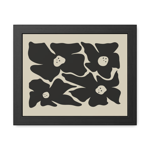 Melancholy 1 - Stylish Floral Framed Poster | Modern Home Decor | Art for Living Room & Bedroom
