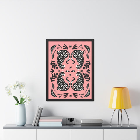Mirror 2 - Stylish Framed Animal Print Poster - Modern Home Decor