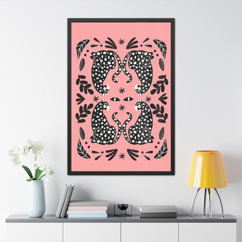 Mirror 2 - Stylish Framed Animal Print Poster - Modern Home Decor
