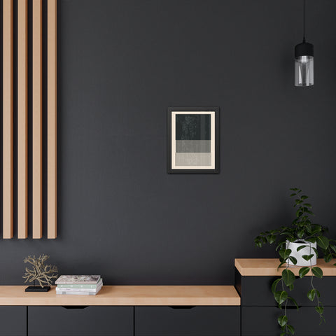Ink Stamp 8b - Modern Abstract Framed Poster - Minimalist Wall Art for Stylish Home Décor