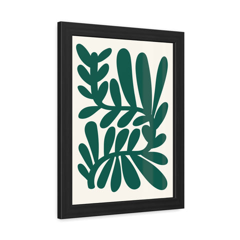 Natural Formation 14 -Botanical Framed Poster - Modern Leaf Wall Art Decor for Home & Office
