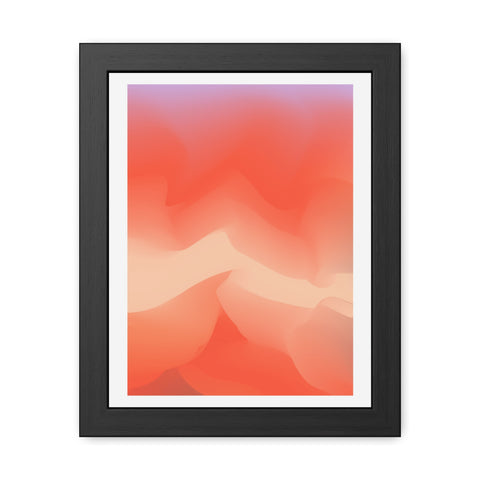 Spiritual 3 - Abstract Sunset Framed Poster - Modern Wall Art for Home Decor